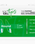 SOFT GEL TIPS Short Round 500 Stk.