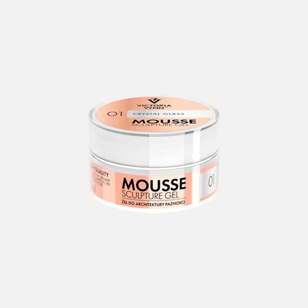 MOUSSE SCULPTURE GEL 01 Verre Cristal, 15 ml