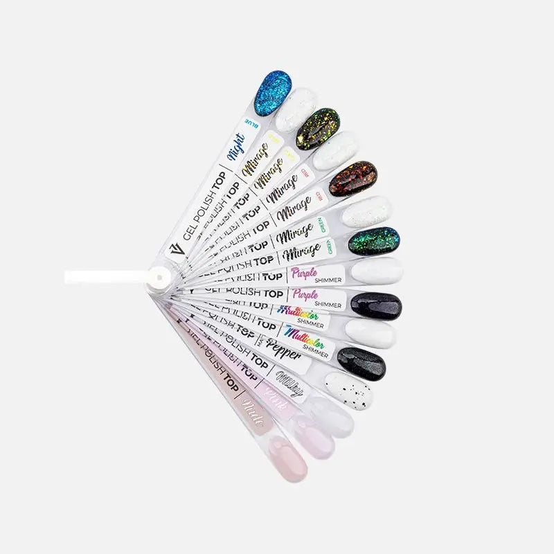 COLOR CHART Gel Polish Tops