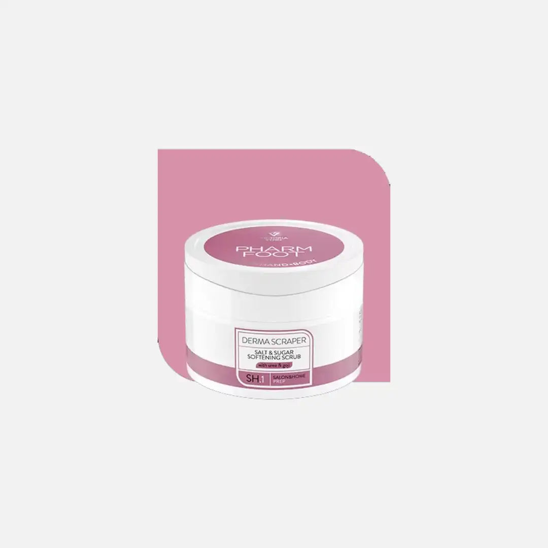 DERMA SCRAPER Salt &amp; Sugar softening Scrub with Urea