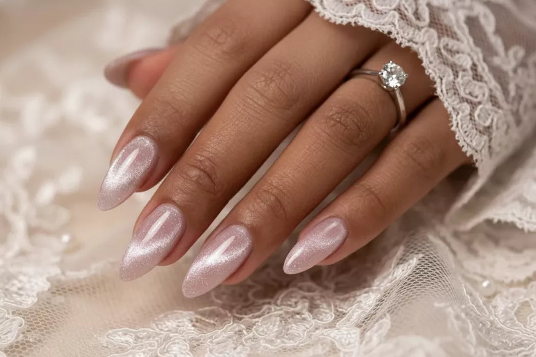 GEL POLISH TOP Silver Cat Eye No Wipe