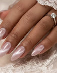 GEL POLISH TOP Silver Cat Eye No Wipe