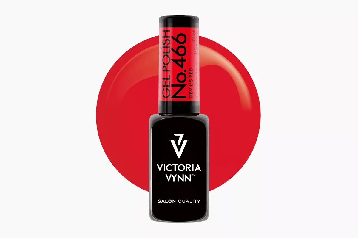 GEL POLISH 466 Devil`s Red 8 ml