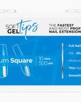 SOFT GEL TIPS Medium Square 500 Stk.